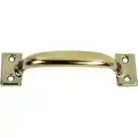 Main 1 - DOORPULL STEEL 5-3/4IN SAT BRS - Arlington Coal & Lumber