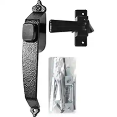 DOOR LATCH PUSH BTN COLNL BLK - Arlington Coal & Lumber