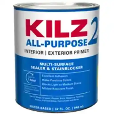 KILZ 2 ALL-PURPOSE QT INT/EXT WATER BASED PRIMER/SEALER (BLUE) - Wilmington Builders Supply Co.