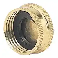Main 1 - BRASS HOSE CAPS W/WASHER PK2 - Arlington Coal & Lumber