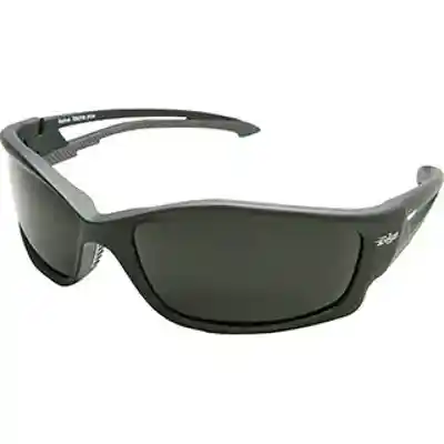 (TSK236) KAZBEK BLACK W/SMOKE POLARIZED LENS EDGE SAFETY GLASSES  - Arlington Coal & Lumber