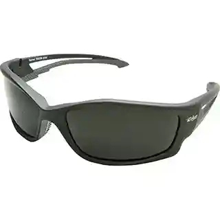 Main 1 - (TSK236) KAZBEK BLACK W/SMOKE POLARIZED LENS EDGE SAFETY GLASSES  - Arlington Coal & Lumber