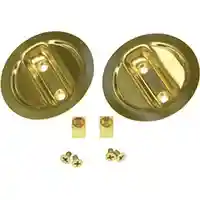 Main 1 - POCKET DOOR DUMMY PULL BRASS - Arlington Coal & Lumber