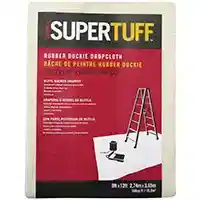 Main 1 - TRIMACO 9 X 12 FT RUBBER DUCKIE BUTYL DROPCLOTH (80201) RED - Arlington Coal & Lumber