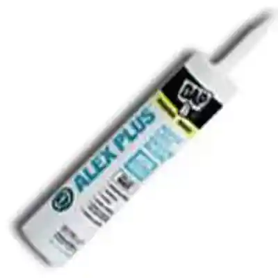 DAP ALEX-PLUS WHITE ACRYLIC LATEX CAULK W/ SILICONE 10.1 OZ (18152) - Arlington Coal & Lumber