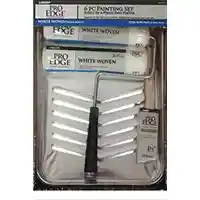 Main 1 - ROLLER/TRAY WOVEN WHT 6PC SET - Arlington Coal & Lumber