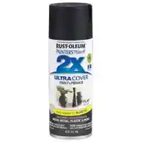 Main 1 - 2X FLAT BLACK SPRAY PAINT 12 OZ (334020/249127) - Arlington Coal & Lumber