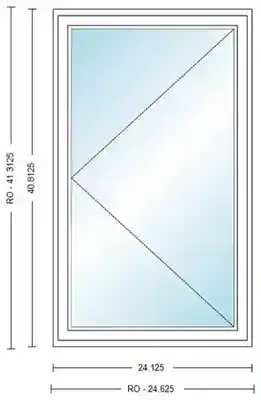 ANDERSEN C135L  WHT CSMT UNIT HIGH PERF LOW E4 INSUL GLASS #1309411 - Arlington Coal & Lumber