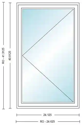Main 1 - ANDERSEN C135L  WHT CSMT UNIT HIGH PERF LOW E4 INSUL GLASS #1309411 - Arlington Coal & Lumber