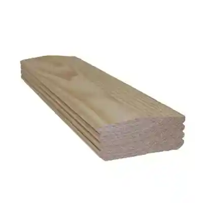 2 X 4 CVG DOUGLAS FIR KD "TOP RAIL" PEAKED TOP W/BEAD SIDE ** 6 FT ** - Arlington Coal & Lumber