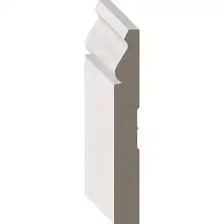 Main 1 - 9/16" X 5-1/4" MDF SPEED BASE PRIMED WHITE 16 FT - Arlington Coal & Lumber