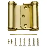 Main 1 - N100-049 HINGE DBL ACT SPR SB HINGE DBL ACT SPRING SATBRASS - Arlington Coal & Lumber