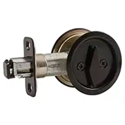 N350-355 V1954  ROUND POCKET DOOR LATCH - Arlington Coal & Lumber